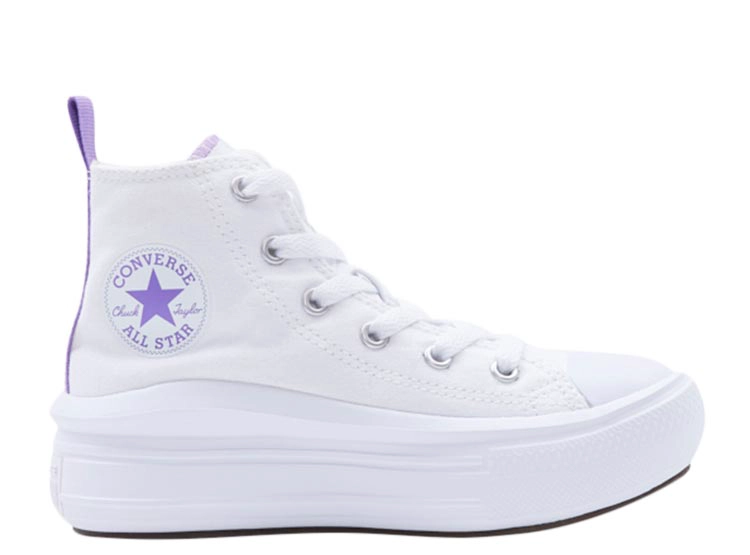 ZAPATILLAS UNISEX CONVERSE URBANAS BLANCO CHUCK TAYLOR ALL STAR MOVE - 1