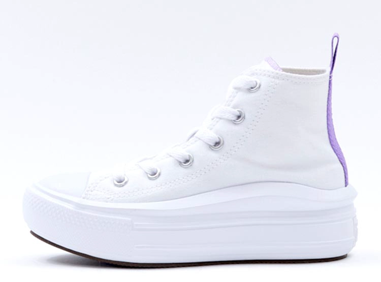 ZAPATILLAS UNISEX CONVERSE URBANAS BLANCO CHUCK TAYLOR ALL STAR MOVE - 3