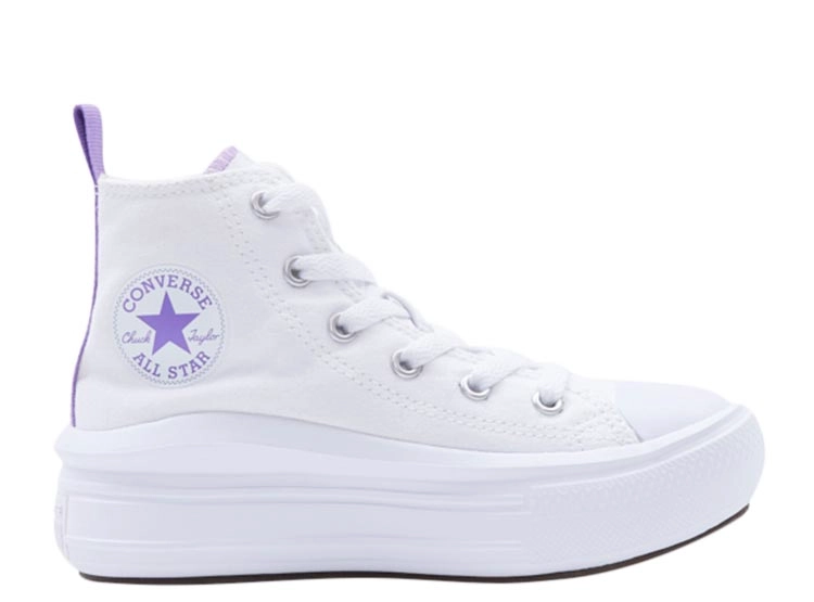 ZAPATILLAS UNISEX CONVERSE URBANAS BLANCO CHUCK TAYLOR ALL STAR MOVE - 1
