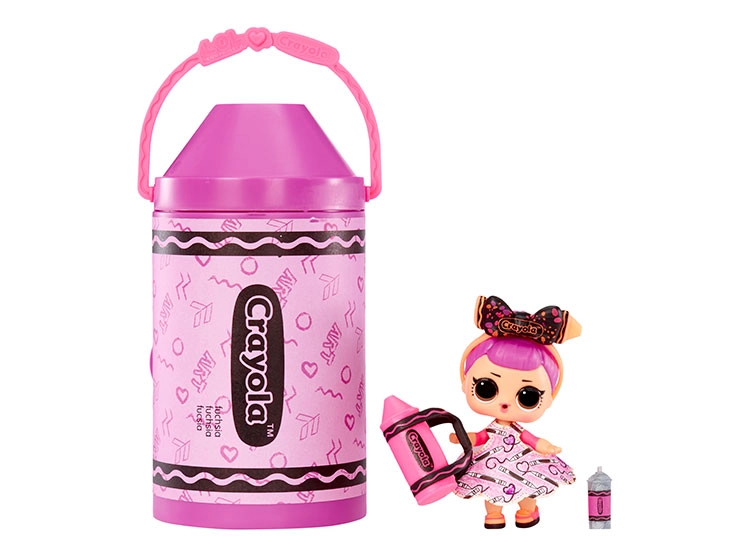 MUÑECA L.O.L SURPRISE LOVES CRAYOLA COLOR ME STUDIO - 1