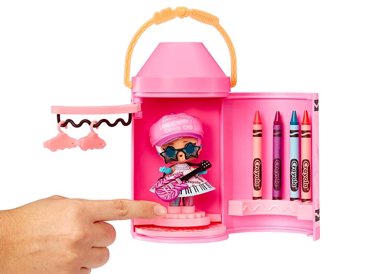 MUÑECA L.O.L SURPRISE LOVES CRAYOLA COLOR ME STUDIO - 2
