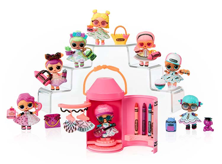 MUÑECA L.O.L SURPRISE LOVES CRAYOLA COLOR ME STUDIO - 4