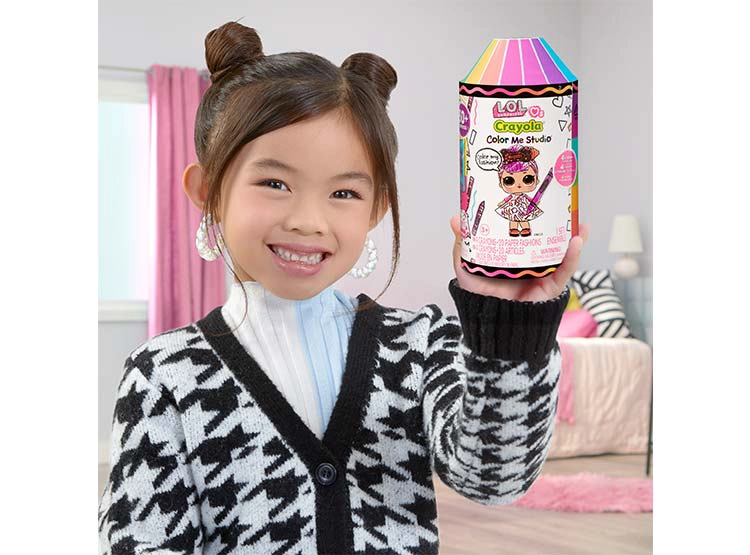 MUÑECA L.O.L SURPRISE LOVES CRAYOLA COLOR ME STUDIO - 5