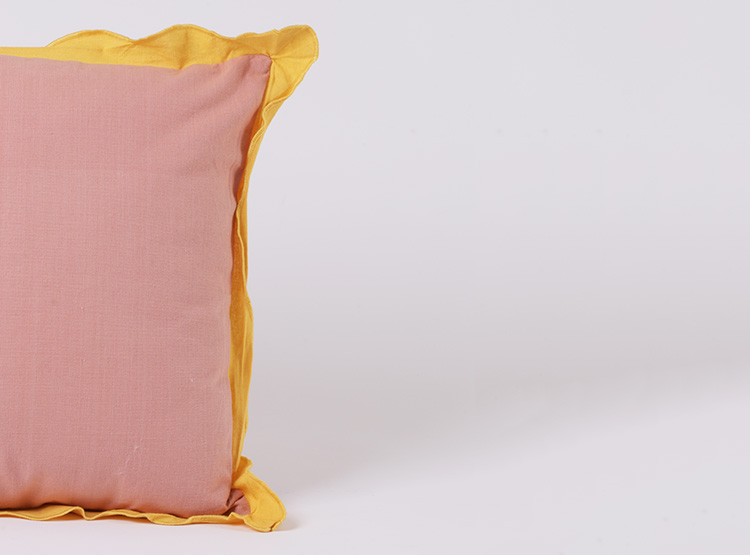 COJÍN RIPLEY HOME BORDE ROSADO 45X45CM - 3