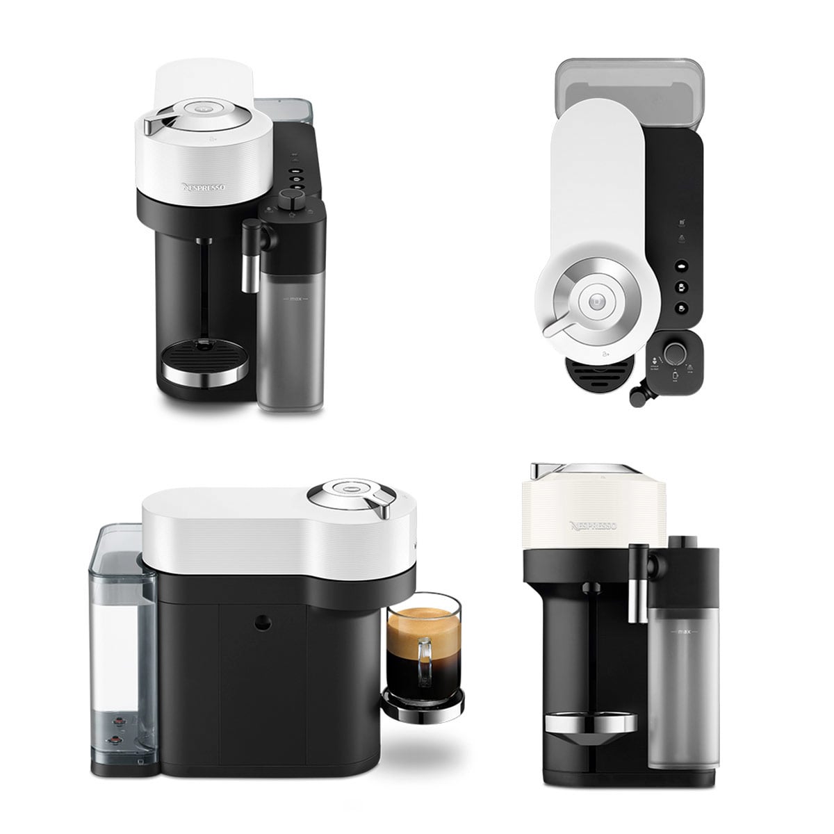 CAFETERA NESPRESSO CÁPSULA VERTUO LATTISSIMA BLANCO - 6