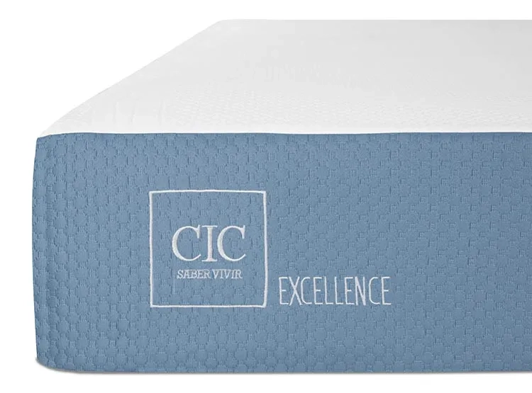 JUEGO DE DORMITORIO CIC CAMA EUROPEA EXCELLENCE BN 2 PLAZAS + RESPALDO VILLARRICA ALPINO - 6