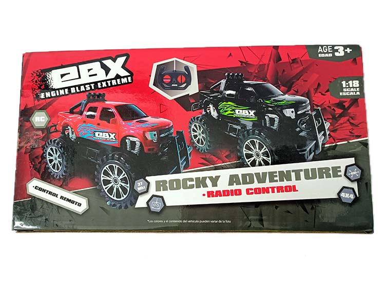 VEHÍCULO RADIO CONTROL EBX RUEDAS GRANDES DE GOMA ASS - 12