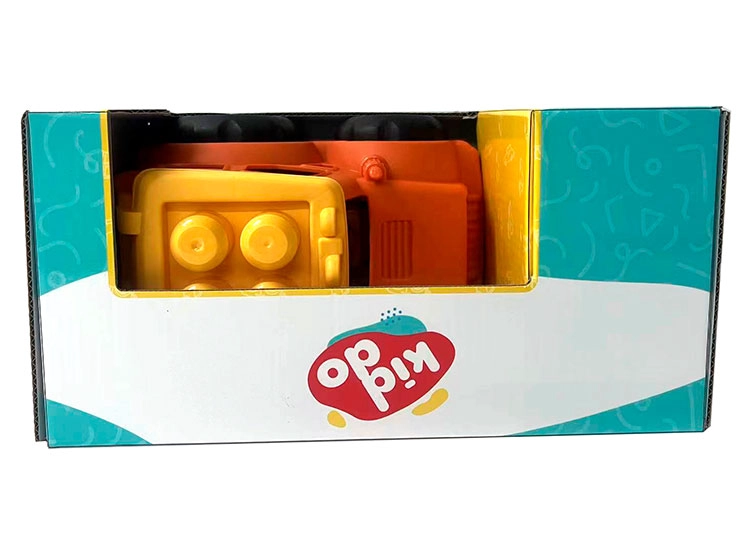 VEHÍCULO KID DO ULTRA TOYS CARTOON CAR 9 BLOCKS 22 CM - 6