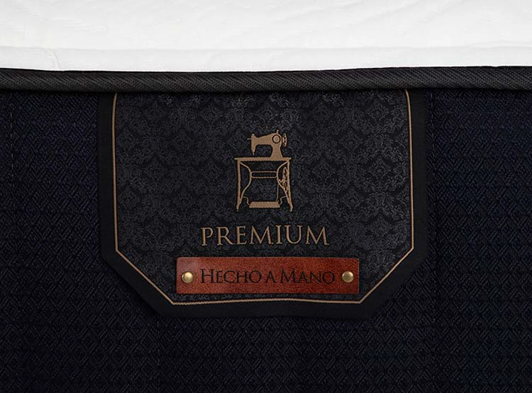 JUEGO DE DORMITORIO CIC CAMA DIVAN PREMIUM 1.5 PLAZAS NEGRO + RESPALDO VILLARRICA - 6