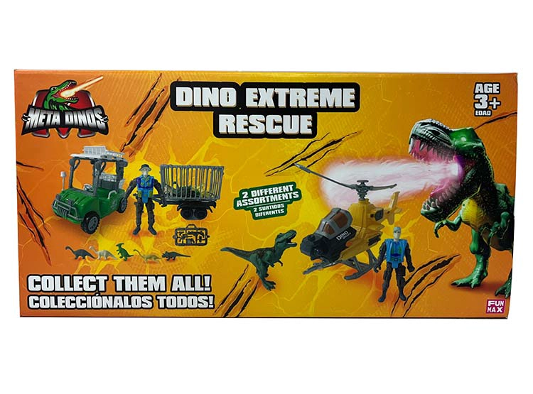 SET DINOSAURIOS METADINO XTREME RESCUE - 12
