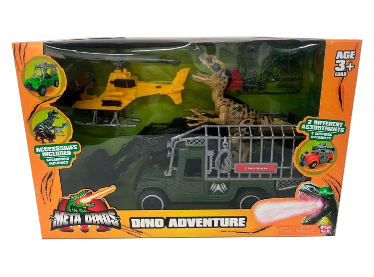 VEHÍCULO FREE WHEELS METADINO SET AUTO Y HELICÓPTERO - 1