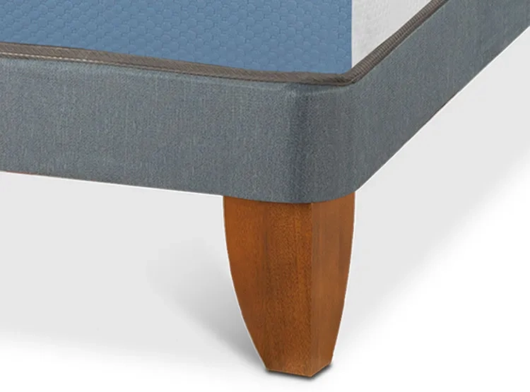 JUEGO DE DORMITORIO CIC CAMA EUROPEA EXCELLENCE 1 PLAZA + RESPALDO MUNICH NEGRO - 4