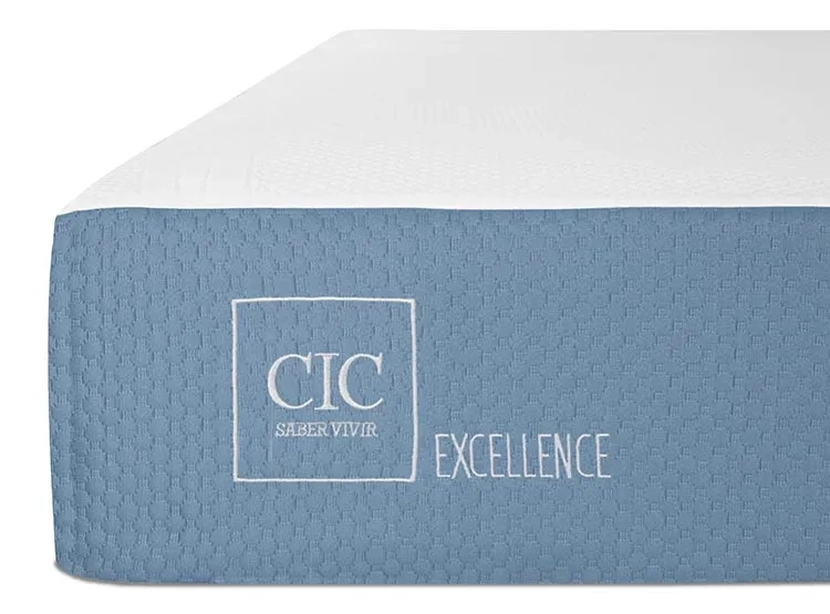 JUEGO DE DORMITORIO CIC CAMA EUROPEA EXCELLENCE BN 2 PLAZAS + RESPALDO MUNICH ALPINO - 6