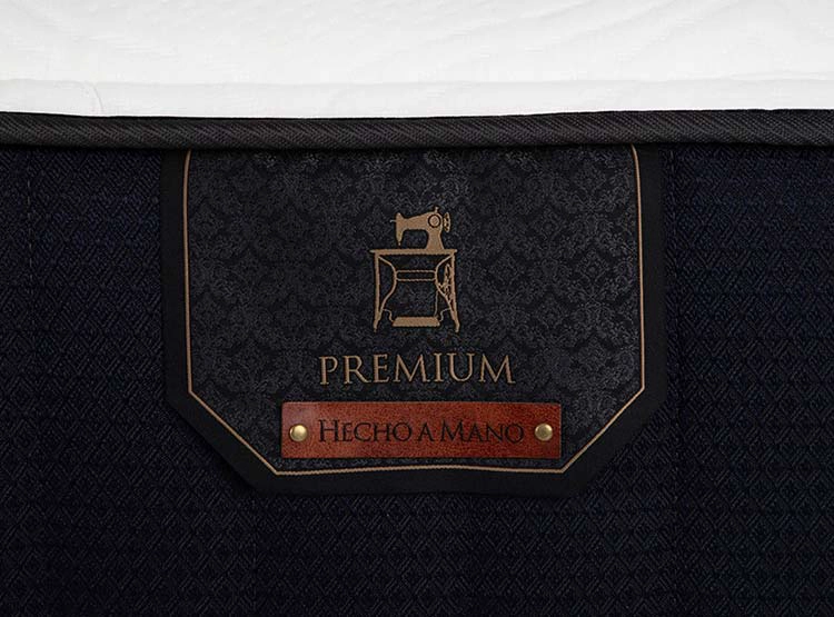 JUEGO DE DORMITORIO CIC CAMA DIVAN PREMIUM 1.5 PLAZAS NEGRO + RESPALDO VILLARRICA OLIVO - 4