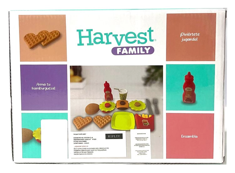 SET HARVEST TOYS COMIDA RÁPIDA - 4