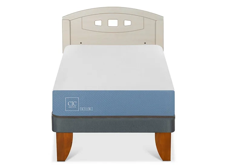 JUEGO DE DORMITORIO CIC CAMA EUROPEA EXCELLENCE 1 PLAZA + RESPALDO GALES ALPINO - 1