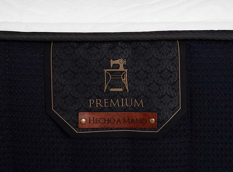 JUEGO DE DORMITORIO CIC CAMA DIVAN PREMIUM 1.5 PLAZAS NEGRO + RESPALDO MUNICH OLIVO - 4