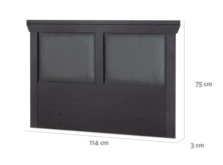 RESPALDO CIC TORINO 1.5 PLAZAS NEGRO - 3