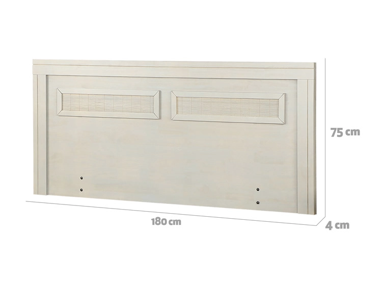 RESPALDO CIC MILAN ALPINO KING MADERA CAFÉ CLARO - 3