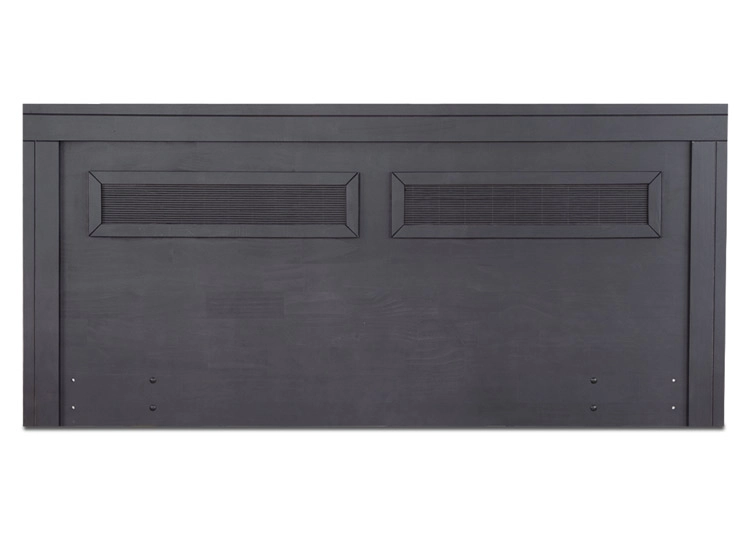RESPALDO CIC MILAN KING MADERA NEGRO - 1