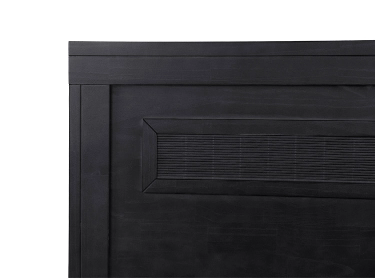 RESPALDO CIC MILAN KING MADERA NEGRO - 4