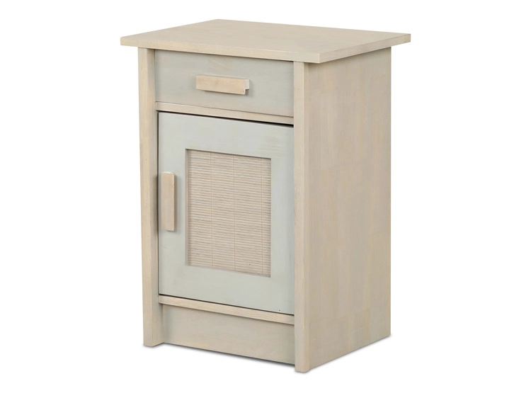 VELADOR CIC MILÁN DERECHO ALPINO MADERA 1 PUERTA 1 CAJÓN CAFÉ CLARO - 2