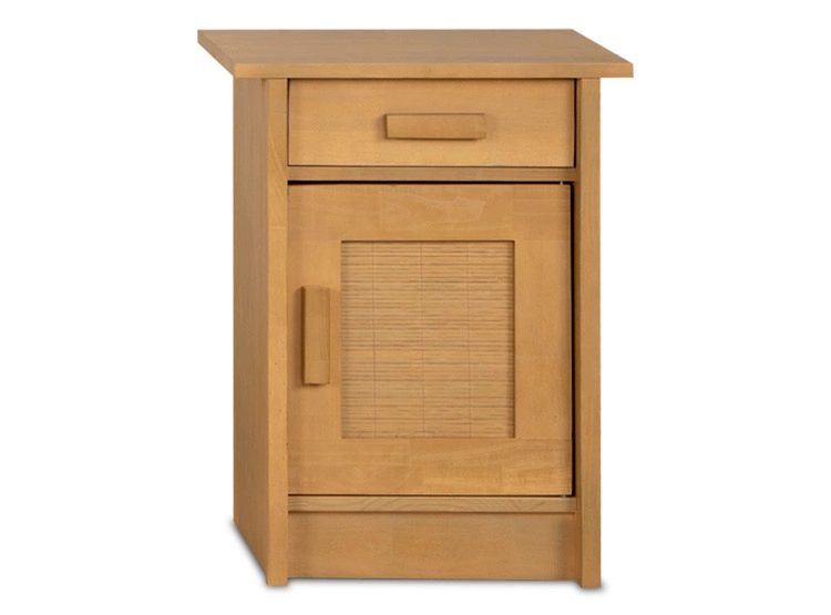 VELADOR CIC MILÁN IZQUIERDO MADERA 1 PUERTA 1 CAJÓN MOSTAZA - 1