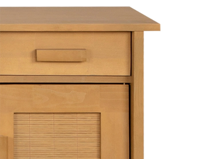 VELADOR CIC MILÁN IZQUIERDO MADERA 1 PUERTA 1 CAJÓN MOSTAZA - 4