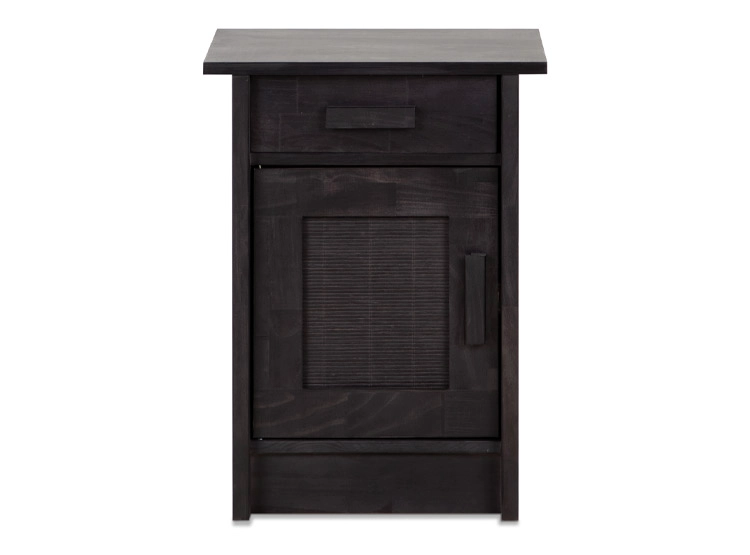 VELADOR CIC MILÁN IZQUIERDO MADERA 1 PUERTA 1 CAJÓN NEGRO - 1