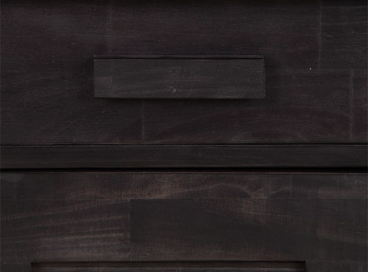 VELADOR CIC MILÁN IZQUIERDO MADERA 1 PUERTA 1 CAJÓN NEGRO - 4