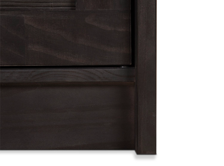VELADOR CIC MILÁN IZQUIERDO MADERA 1 PUERTA 1 CAJÓN NEGRO - 5