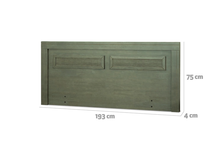 RESPALDO CIC MILAN KING MADERA OLIVA - 3