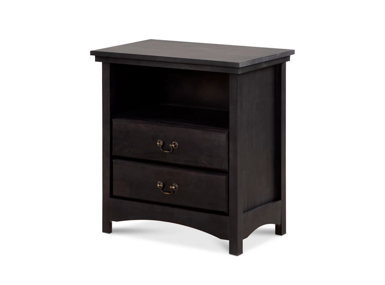 VELADOR CIC INDO MADERA 2 CAJONES NEGRO - 2