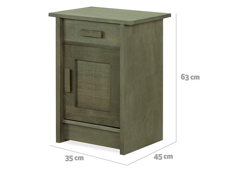 VELADOR CIC MILÁN DERECHO MADERA 1 PUERTA 1 CAJÓN OLIVA - 3
