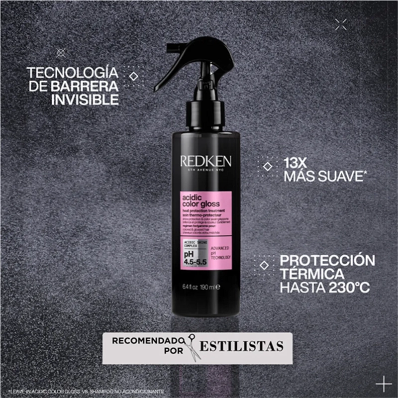 TRATAMIENTO CAPILAR REDKEN LEAVE-IN ACG BRILLO INTENSO ACIDIC GLOSS 190 ML CABELLO COLOR - 2