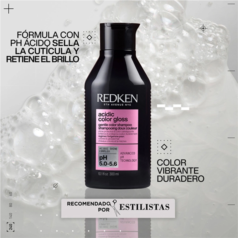 SHAMPOO REDKEN SIN SULFATOS ACG BRILLO INTENSO ACIDIC GLOSS 300 ML - 2