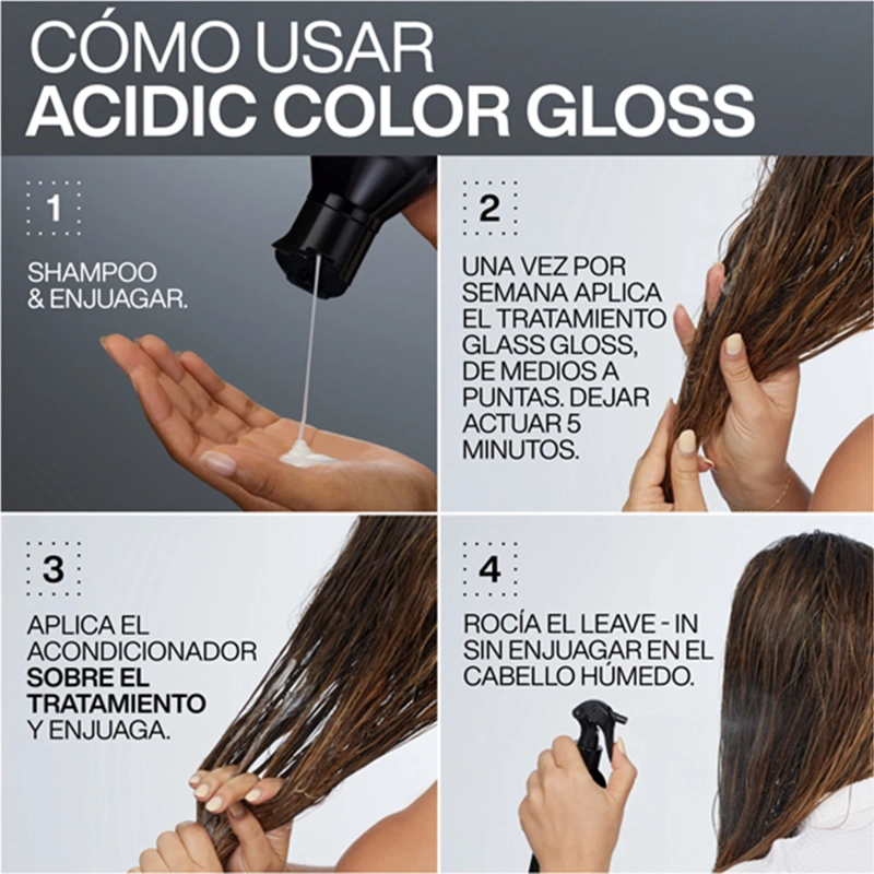 SHAMPOO REDKEN SIN SULFATOS ACG BRILLO INTENSO ACIDIC GLOSS 300 ML - 6
