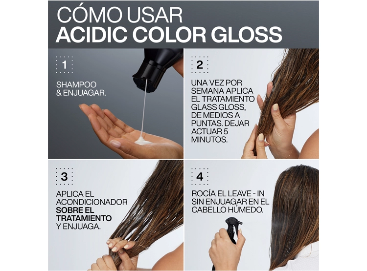 TRATAMIENTO CAPILAR REDKEN BRILLO INTENSO ACG CABELLO COLOR ACIDIC GLOSS 300 ML - 7