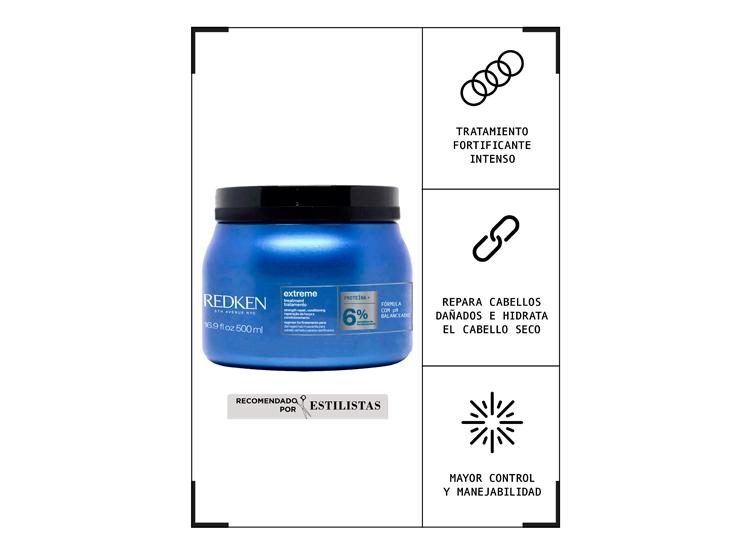 MASCARILLA CAPILAR REDKEN REPARACIÓN CABELLO DAÑADO EXTREME 500 ML - 2