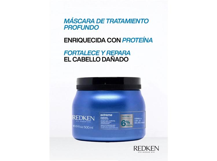 MASCARILLA CAPILAR REDKEN REPARACIÓN CABELLO DAÑADO EXTREME 500 ML - 6
