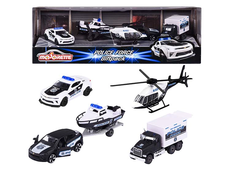 SET MAJORETTE POLICE FORCE 5 PIECES GIFTPACK	 - 1