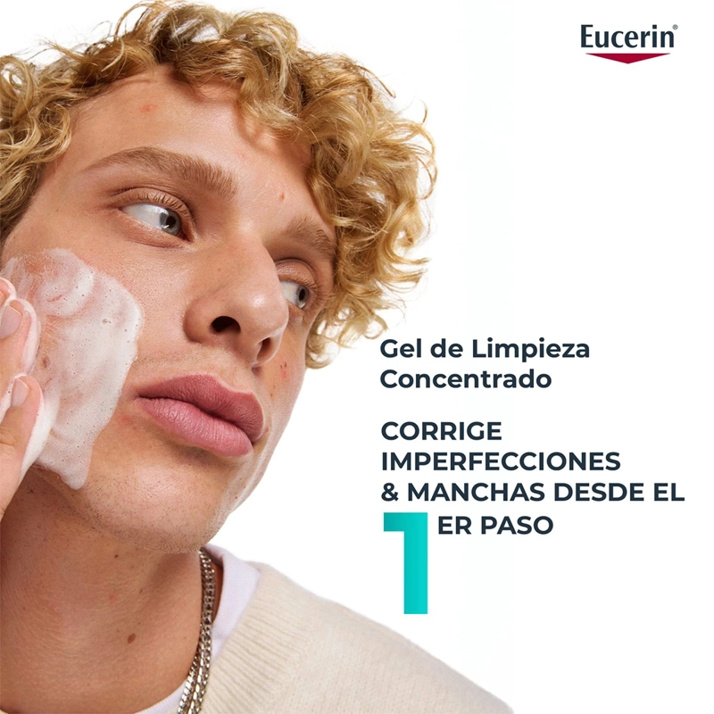 GEL LIMPIADOR CONCENTRADO EUCERIN DERMOPURE TRIPLE EFECTO PIEL GRASA Y/O CON TENDENCIA ACNÉICA 150 ML - 6