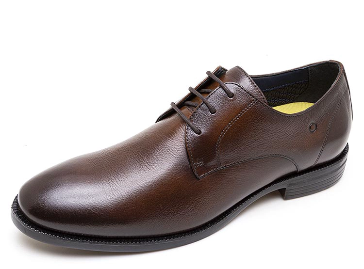ZAPATOS CUERO HOMBRE DEMOCRATA CHOCOLATE FORMAL BLAZE ULTRA LIGHT - 2
