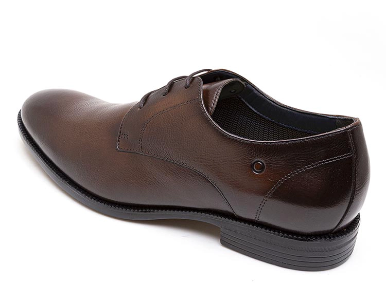 ZAPATOS CUERO HOMBRE DEMOCRATA CHOCOLATE FORMAL BLAZE ULTRA LIGHT - 3