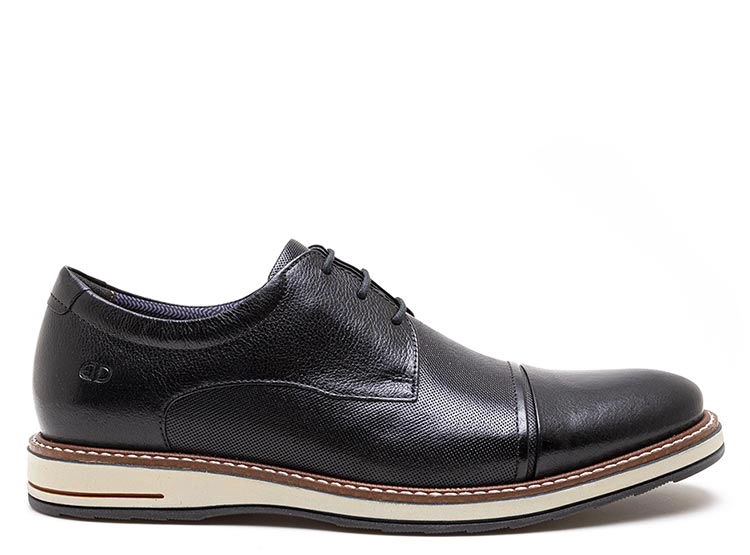 ZAPATOS CUERO HOMBRE DEMOCRATA NEGRO OLIVER - 1