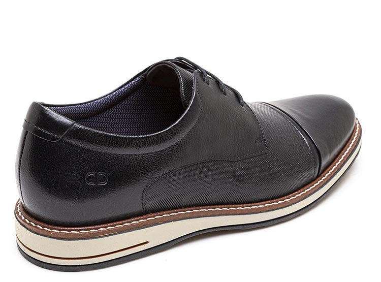 ZAPATOS CUERO HOMBRE DEMOCRATA NEGRO OLIVER - 3