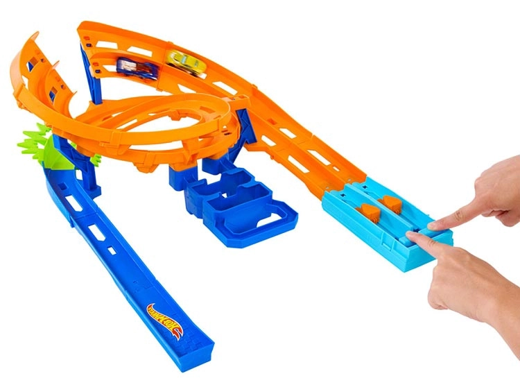 PISTA DE JUGUETE HOT WHEELS CIRCUITO GIRO VELOZ - 2