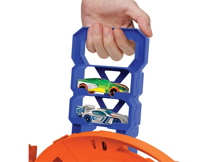 PISTA DE JUGUETE HOT WHEELS CIRCUITO GIRO VELOZ - 4