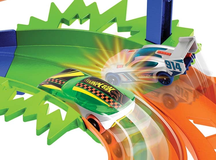 PISTA DE JUGUETE HOT WHEELS CIRCUITO GIRO VELOZ - 5