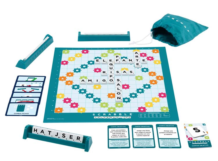 JUEGO DE MESA SCRABBLE 2 EN 1  - 1